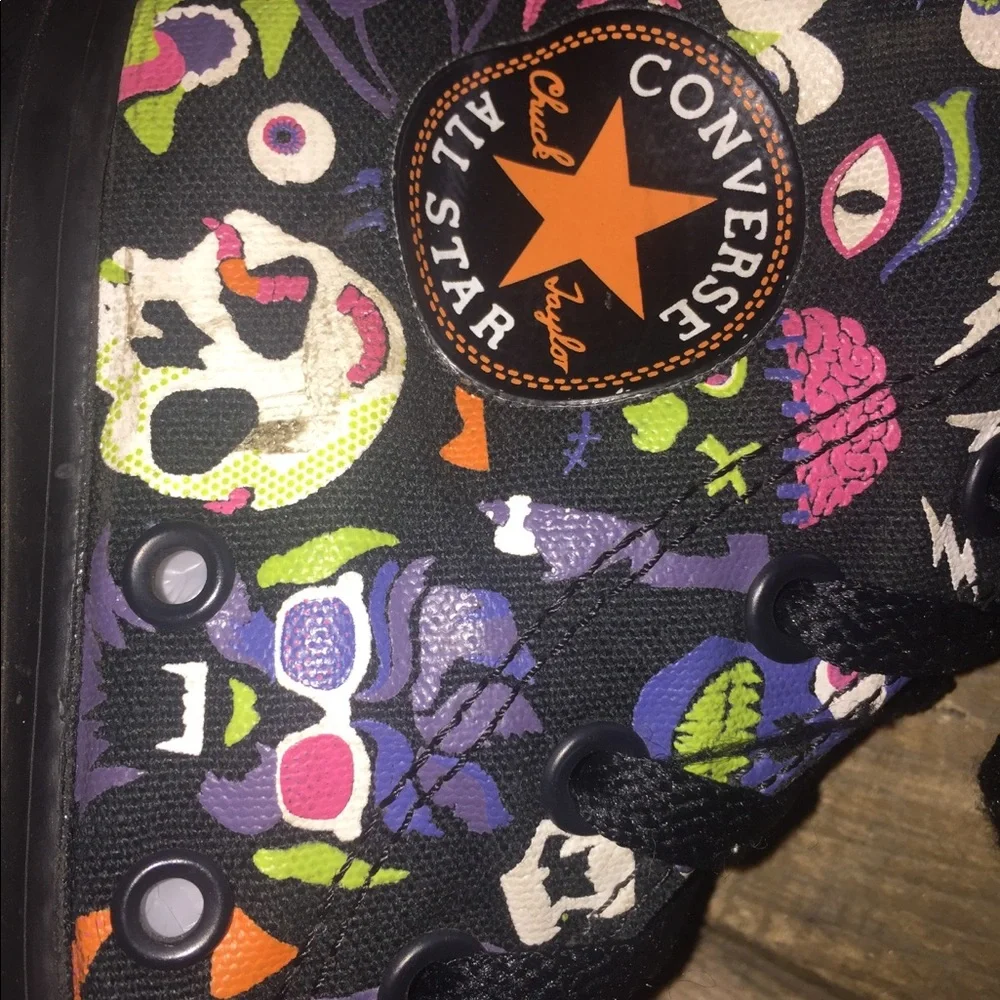 Converse All Star Halloween Skull & Clown high top Sneakers